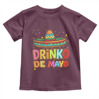 Funny Cinco De Mayo Day Drinking Fiesta Party Toddler T Shirt Drinko De Mayo
