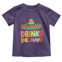 Funny Cinco De Mayo Day Drinking Fiesta Party Toddler T Shirt Drinko De Mayo