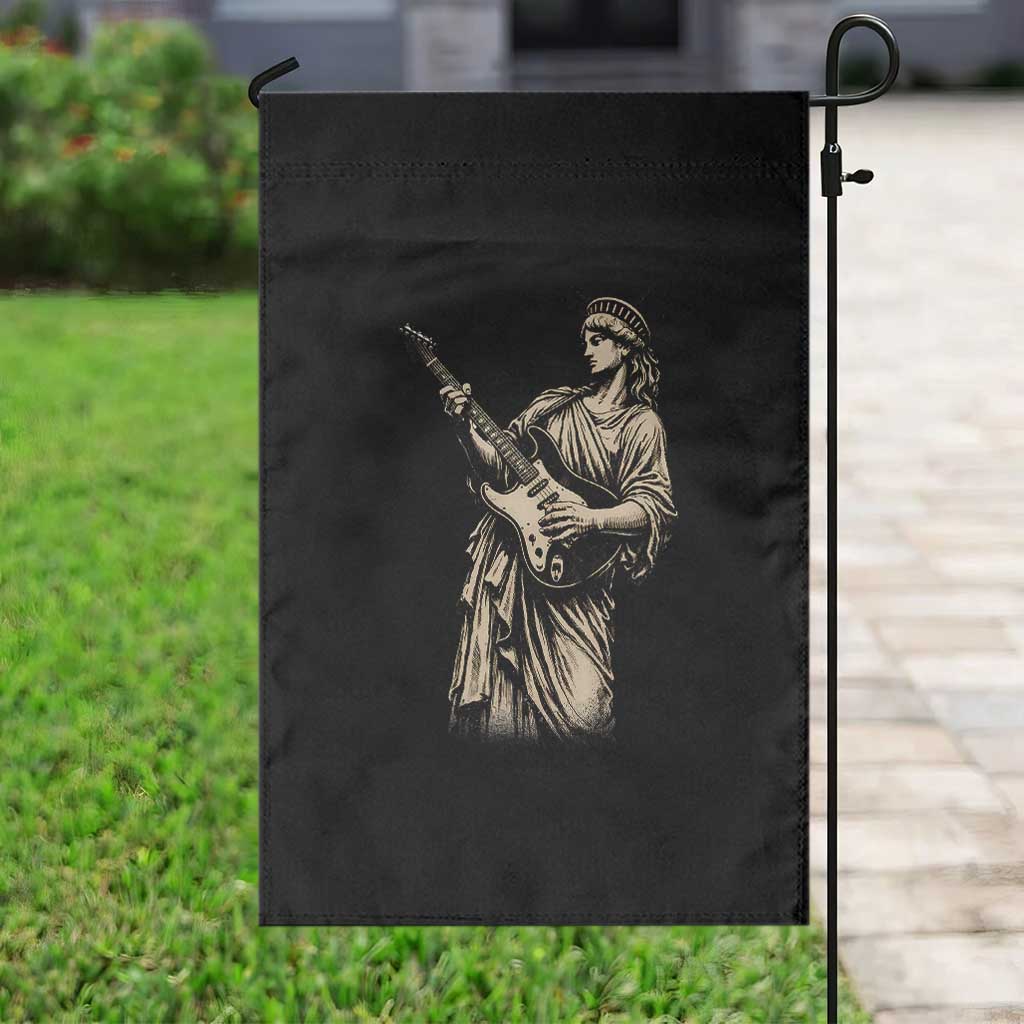 4th Of July Rock N Roll Garden Flag Funny Statue Of Liberty Playing Guitar