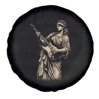 4th Of July Rock N Roll Spare Tire Cover Funny Statue Of Liberty Playing Guitar