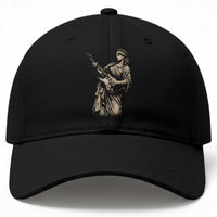 4th Of July Rock N Roll Baseball Cap Funny Statue Of Liberty Playing Guitar