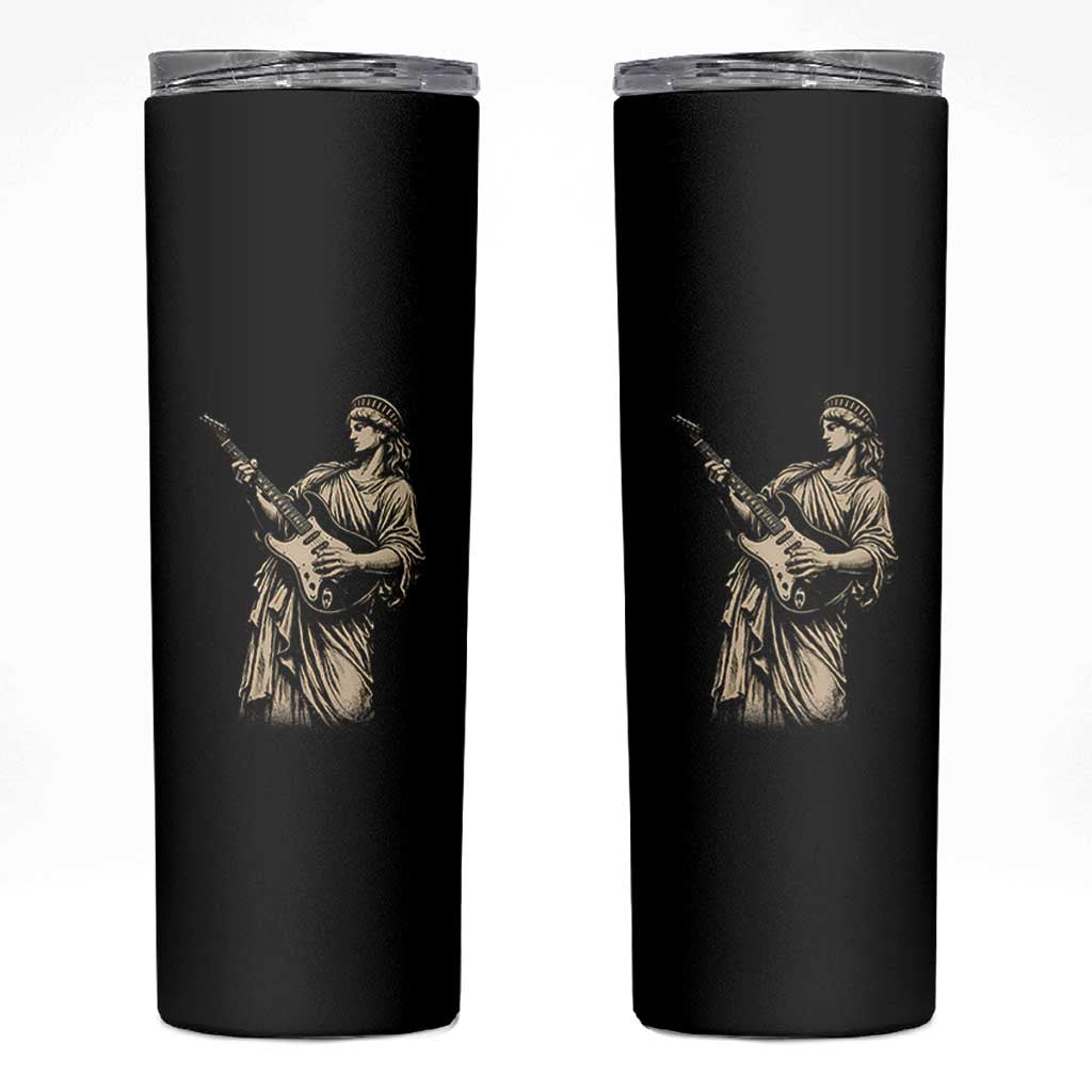 4th Of July Rock N Roll Skinny Tumbler Funny Statue Of Liberty Playing Guitar