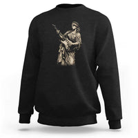 4th Of July Rock N Roll Sweatshirt Funny Statue Of Liberty Playing Guitar