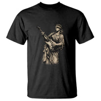 4th Of July Rock N Roll T Shirt Funny Statue Of Liberty Playing Guitar