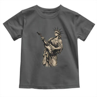 4th Of July Rock N Roll Toddler T Shirt Funny Statue Of Liberty Playing Guitar