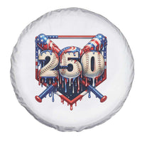 Patriotic Baseball Drip Spare Tire Cover USA 250th Anniversary Gift