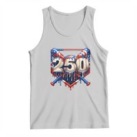 Patriotic Baseball Drip Tank Top USA 250th Anniversary Gift