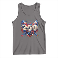 Patriotic Baseball Drip Tank Top USA 250th Anniversary Gift