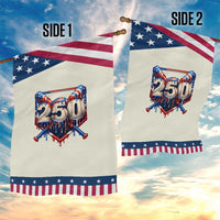 Baseball Drip Graphic Patriotic Garden Flag USA 250th Anniversary Gift