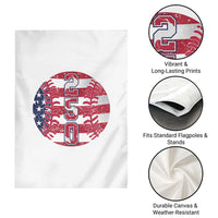 USA 250th Anniversary Baseball Garden Flag Patriotic Athlete Gift