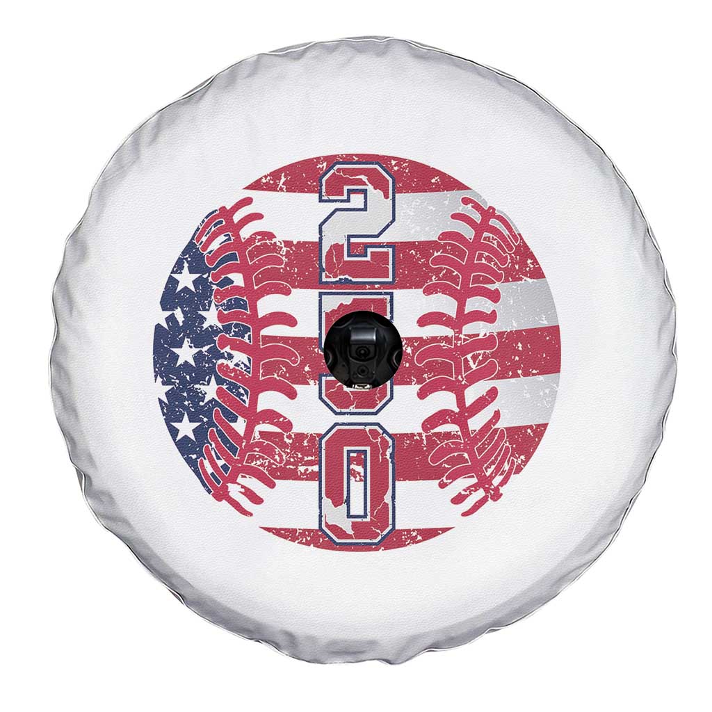 USA 250th Anniversary Baseball Spare Tire Cover Patriotic Athlete Gift