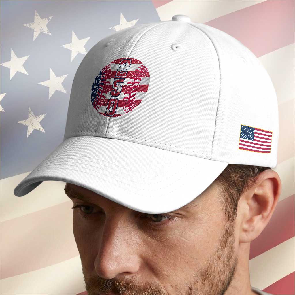 USA 250th Anniversary Baseball Baseball Cap Patriotic Athlete Gift