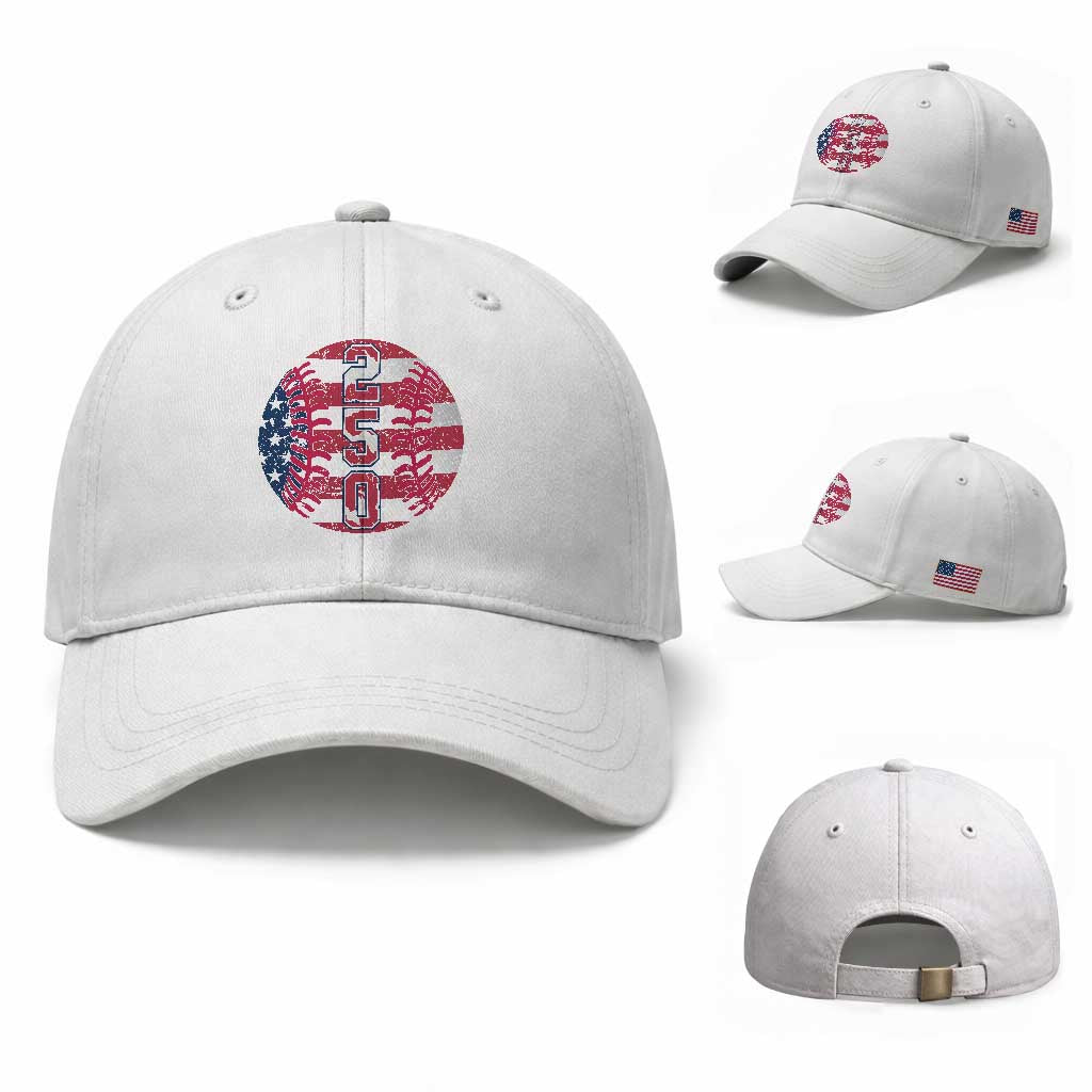 USA 250th Anniversary Baseball Baseball Cap Patriotic Athlete Gift