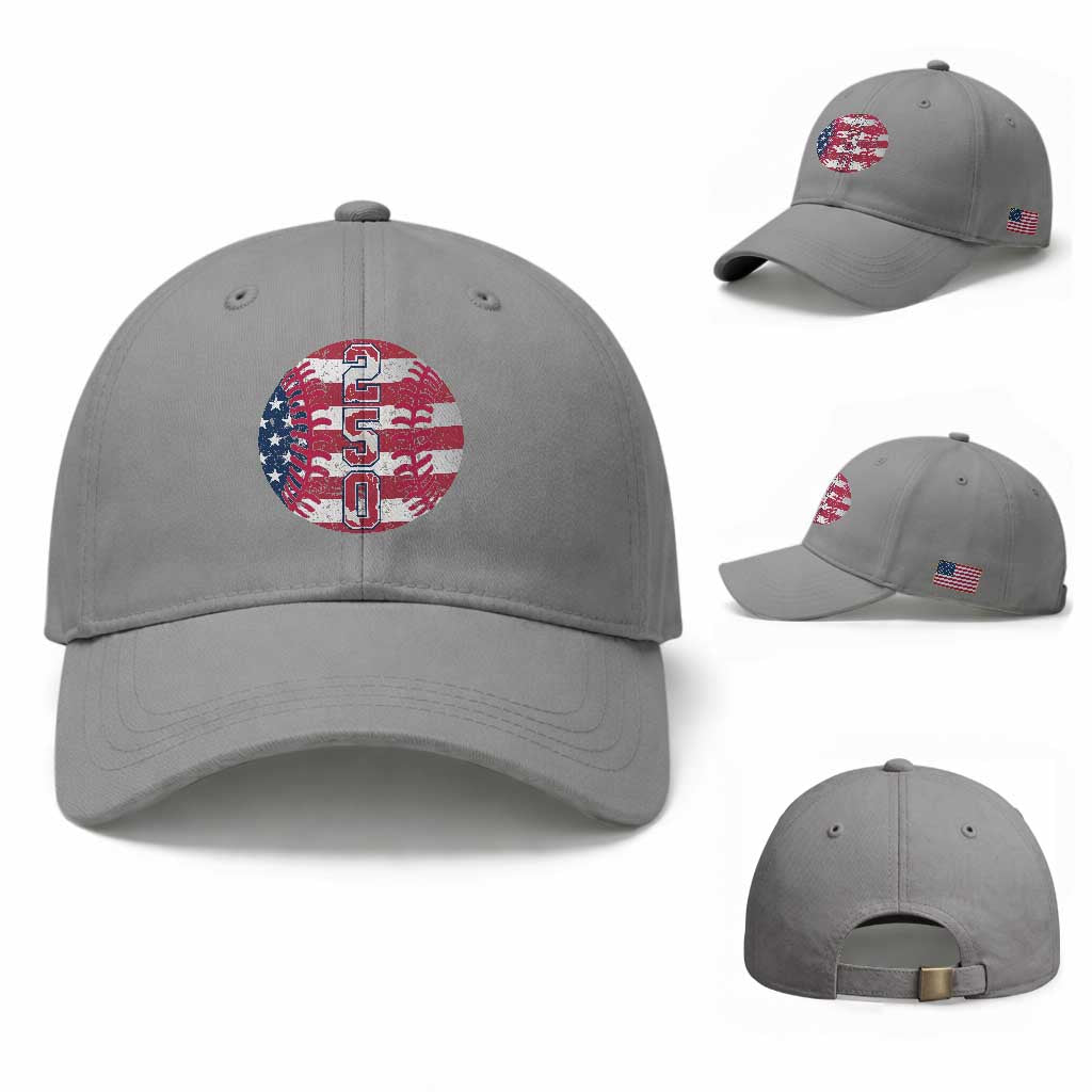 USA 250th Anniversary Baseball Baseball Cap Patriotic Athlete Gift