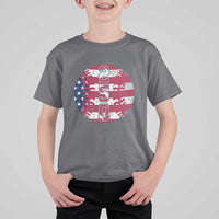 USA 250th Anniversary Baseball T Shirt For Kid Patriotic Athlete Gift