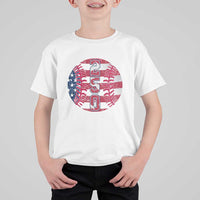 USA 250th Anniversary Baseball T Shirt For Kid Patriotic Athlete Gift