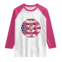 USA 250th Anniversary Baseball Raglan Shirt Patriotic Athlete Gift