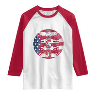 USA 250th Anniversary Baseball Raglan Shirt Patriotic Athlete Gift