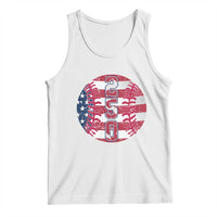 USA 250th Anniversary Baseball Tank Top Patriotic Athlete Gift