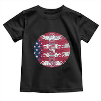 USA 250th Anniversary Baseball Toddler T Shirt Patriotic Athlete Gift