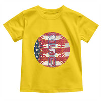 USA 250th Anniversary Baseball Toddler T Shirt Patriotic Athlete Gift