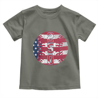 USA 250th Anniversary Baseball Toddler T Shirt Patriotic Athlete Gift