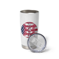 USA 250th Anniversary Baseball Tumbler Cup Patriotic Athlete Gift