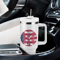 USA 250th Anniversary Baseball Tumbler With Handle Patriotic Athlete Gift