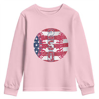 USA 250th Anniversary Baseball Youth Sweatshirt Patriotic Athlete Gift