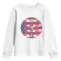 USA 250th Anniversary Baseball Youth Sweatshirt Patriotic Athlete Gift