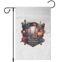 USA 250 Years Of Freedom Baseball Graphic Garden Flag