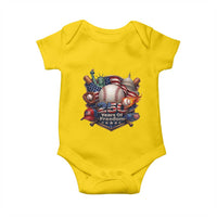 USA 250 Years Of Freedom Baseball Graphic Baby Onesie