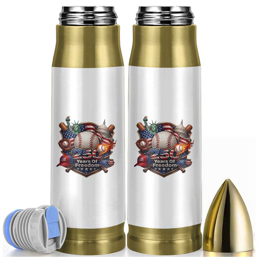 USA 250 Years Of Freedom Baseball Graphic Bullet Tumbler