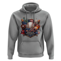 USA 250 Years Of Freedom Baseball Graphic Hoodie
