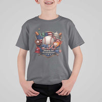 USA 250 Years Of Freedom Baseball Graphic T Shirt For Kid