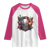 USA 250 Years Of Freedom Baseball Graphic Raglan Shirt