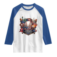 USA 250 Years Of Freedom Baseball Graphic Raglan Shirt