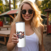 USA 250 Years Of Freedom Baseball Graphic Skinny Tumbler