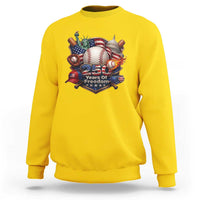 USA 250 Years Of Freedom Baseball Graphic Sweatshirt