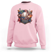 USA 250 Years Of Freedom Baseball Graphic Sweatshirt