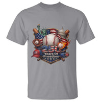 USA 250 Years Of Freedom Baseball Graphic T Shirt