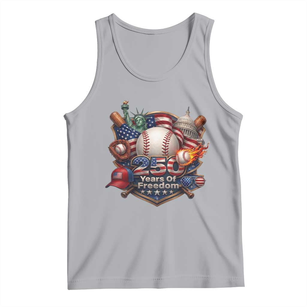 USA 250 Years Of Freedom Baseball Graphic Tank Top