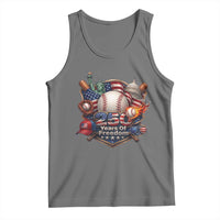 USA 250 Years Of Freedom Baseball Graphic Tank Top