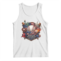 USA 250 Years Of Freedom Baseball Graphic Tank Top