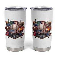 USA 250 Years Of Freedom Baseball Graphic Tumbler Cup