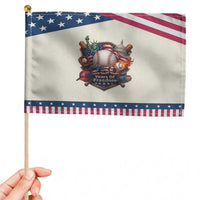 USA 250 Years Of Freedom Baseball Graphic Patriotic Handheld Flag
