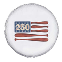 USA Flag Baseball Spare Tire Cover America 250th Anniversary Gift