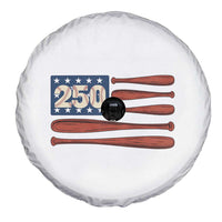 USA Flag Baseball Spare Tire Cover America 250th Anniversary Gift