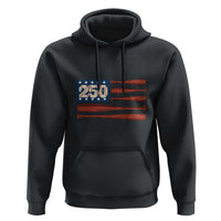 USA Flag Baseball Hoodie America 250th Anniversary Gift