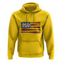 USA Flag Baseball Hoodie America 250th Anniversary Gift